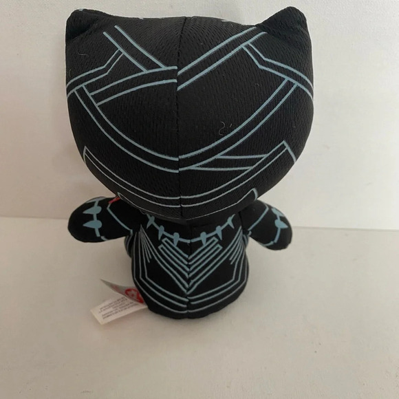 New Ty Marvel Black Panther Beanie Baby Plush Soft Toy - 6" Avengers With Tags - Picture 4 of 7